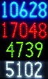LEDress lighted address numbers